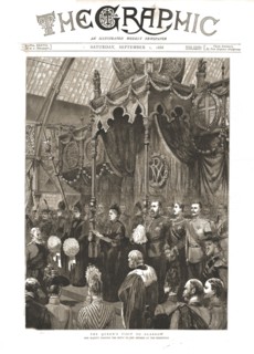 ''The Graphic, Front Cover Saturday September 1st. 1888', 1888. Creator: Unknown.