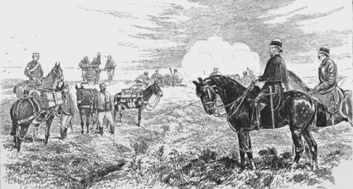 ''The Mountain Mule Battery, lately formed at Aldershot', 1888. Creator: Unknown.