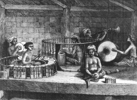 'A Burmese Band', c1891. Creator: James Grant.