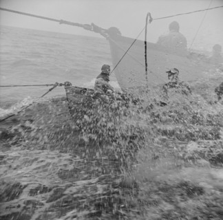 Possibly: On board the fishing boat Alden, out of Gloucester, Massachusetts, 1943. Creator: Gordon Parks.