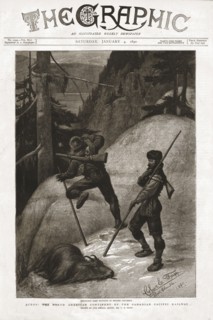 ''The Graphic, Front Cover Saturday January 4. 1890',1890. Creator: Charles Edwin Fripp.