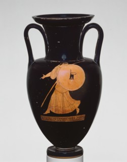 Amphora (Storage Jar), 460-450 BCE. Creator: Achilles Painter.