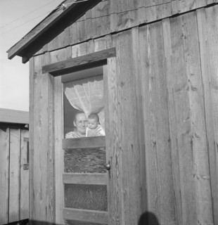 Grandmother and grandchild, Greenfield, Salinas Valley, California, 1939. Creator: Dorothea Lange.