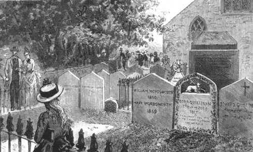 ''The Graves of the Wordsworth family, Grasmere',1888. Creator: Unknown.