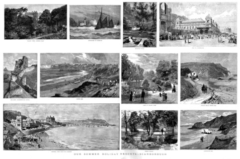 ''Our Summer Holiday Resorts-Scarborough', 1888. Creator: Unknown.