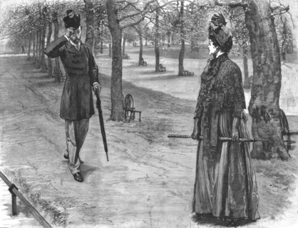 ''The New Prince Fortunatus, by William Black; She turned quickly, and, when she saw...', 1890. Creator: W Small.