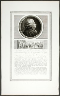 Honoré Gabriel Riquetti Mirabeau, Deputy of the Provence Region, from Tableaux histor..., 1798–1804. Creator: Charles Francois Gabriel Levachez.