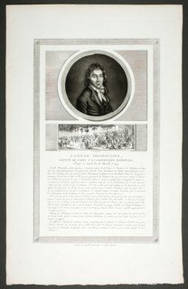 Camille Desmoulins, Parisian Deputy to the National Convention, from Tableaux histori..., 1798–1804. Creator: Charles Francois Gabriel Levachez.