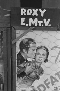 Movie poster, vicinity of Moundsville, Alabama, 1936. Creator: Walker Evans.