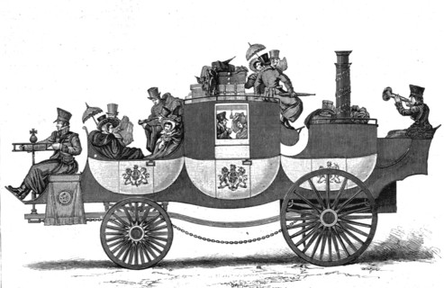 ''James's Steam Carriage, 1810', 1888. Creator: Unknown.