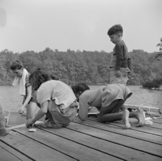 Interracial activities at Camp Christmas Seals, Haverstraw, New York, 1943. Creator: Gordon Parks.