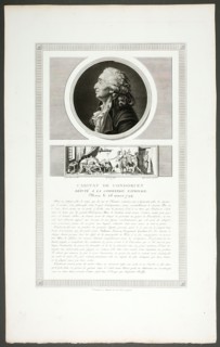 Caritat de Condorcet, Deputy at the National Convention, from Tableaux historiques de..., 1798–1804. Creator: Charles Francois Gabriel Levachez.