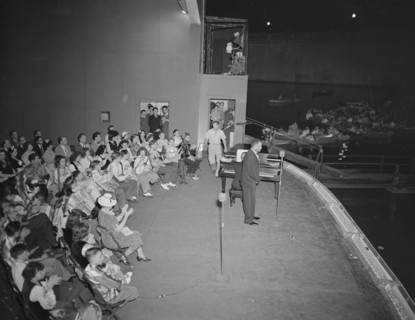 Russian war anniversary benefit at the Watergate, Washington, D.C., 1942. Creator: Gordon Parks.