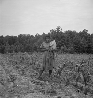 Wife and child of...sharecropper..., Hillside Farm, Person County, North Carolina, 1939. Creator: Dorothea Lange.