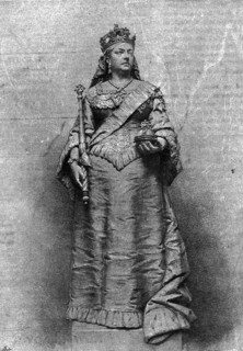 ''Prince Albert Victor in India--Statue of the Queen at Oudipur, recently unveiled by...', 1890. Creator: Unknown.