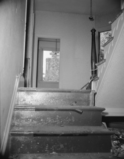 Interiors of wrecked homes on Independence Avenue..., Washington, D.C, 1942. Creator: Gordon Parks.