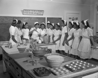 Bethune-Cookman College, Daytona Beach, Florida, 1943. Creator: Gordon Parks.