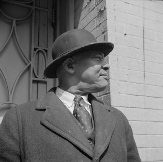 New York, New York. A follower of the late Marcus Garvey who started the "Back to Africa" movement.