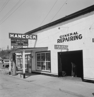 Western Washington, Thurston county, Tenino. Facing main street, south end of town on U.S. 99.