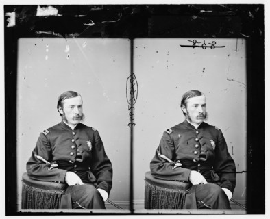 Dr. Charles A. Leale (in U.S. Army uniform) attended Lincoln at death, between 1860 and 1870.