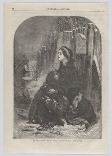 En Angleterre: Pauvre Jenny!, from "Le Journal Illustré," no. 55, February 26-March 5, 1865.