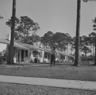 Daytona Beach, Florida. Low rent housing projects for Negroes near Bethune-Cookman College.