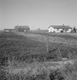 The Emmett Smith house, one of the best of the flat. Dead Ox Flat, Malheur County, Oregon.
