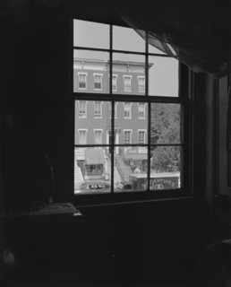 Washington, D.C. View from the bedroom window of Mrs. Ella Watson, a government worker.