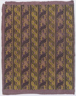 Sheet with four borders with guilloche and ribbon patterns, late 18th-mid-19th century.