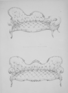First Part of a Modern and Useful Work Containing 120 Designs of Furniture, ca. 1845.