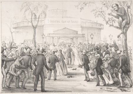 Castle Gardens, The Second Deluge, First Appearance of Jenny Lind in America, 1850.