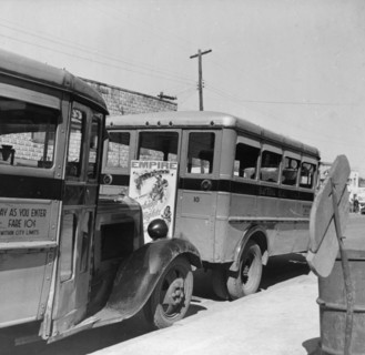 Daytona Beach, Florida. Buses operated by the city which are used only by Negroes.