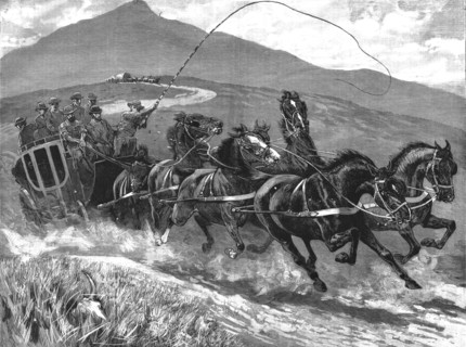 '' The Transvaal Goldfields and how to reach them--by Coach, Eight in Hand', 1890.