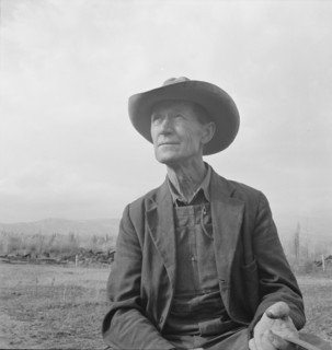 Farmer from Nebraska now developing eighty-acre stump farm. Bonner County, Idaho.