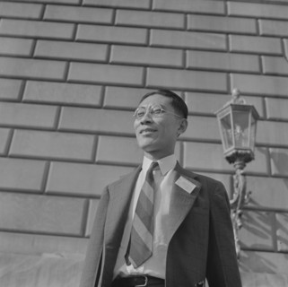 Washington, D.C. International student assembly. Pao-San Chi, a Chinese delegate.
