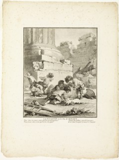 The Dimple, or The Game of Stones, from The Games of the Urchins of Paris, 1770.