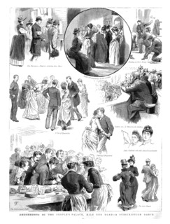 ''Amusements at the People's Palace, Mile End Road--A Subscription Dance', 1890.