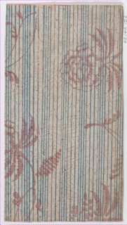 Sheet with two borders with an overall dot pattern, late 18th-mid-19th century.
