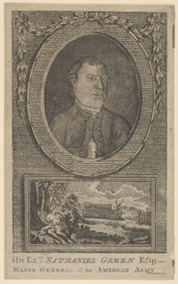 His Excellency Nathaniel Green, Esq., Major General of the American Army, 1781.