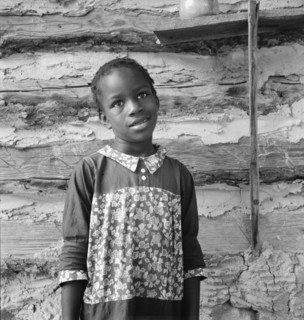 Grandchild of Zollie Lyons, tobacco sharecropper. Wake County, North Carolina.