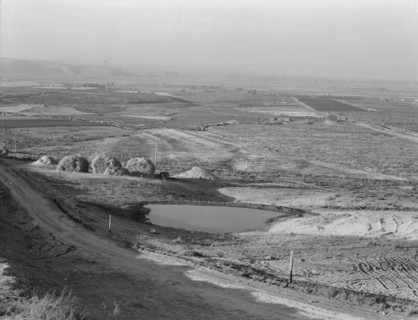 Looking across the Malheur Valley from Lincoln Bench. Malheur County, Oregon.