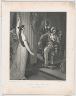 Isabella and Angelo (Shakespeare, Measure for Measure, Act 2, Scene 2), 1794.