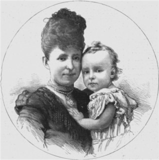 ''King Alphonso of Spain and his Mother Christina, the Queen Regent', 1890.