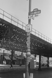 New York, New York. 61st Street between 1st and 3rd Avenues. Street signs.