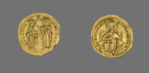 Histamenon (Coin) of Romanus III Argyrus with Christ Enthroned, 1028-34.