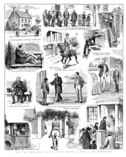 ''How the Influenza gave a young Doctor a rise in his Profession', 1890.