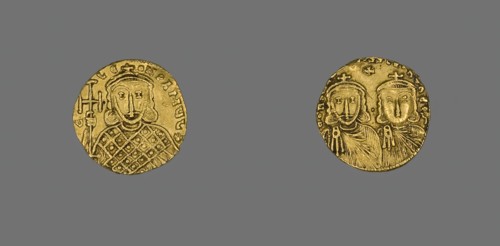 Solidus (Coin) of Constantine V and Leo IV, 751-775 (reigned 741-775).