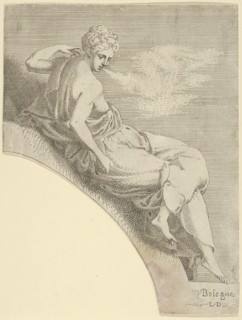 Polyhymnia, from the series 'Twelve Muses and Goddesses', ca. 1540-45.