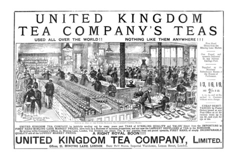 ''United Kingdom Tea Company's Teas; One of the Tasting Room's', 1890. Creator: Unknown.