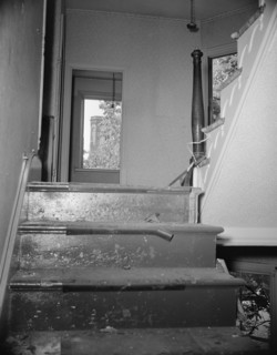 Washington, D.C. Interior of wrecked houses on Independence Avenue.